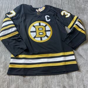 Boston Bruins Patrice Bergeron Jersey Mens 54 Adidas 100th Anniversary Authentic